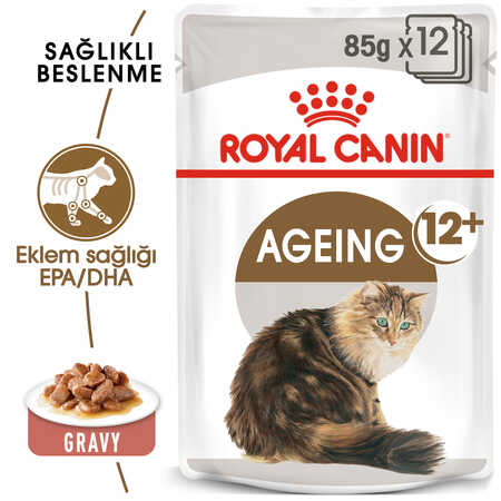 Royal Canin 12 Yaş Üzeri Yaşlı Kediler için Kedi Konservesi 85gr - Thumbnail (1)