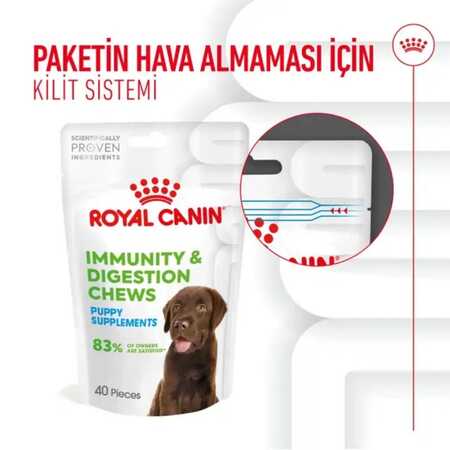 Royal Canin Bağışıklığı ve Sindirim Sistemini Destekleyen Tamamlayıcı Yavru Köpek Ödül Maması 100gr - Thumbnail (2)