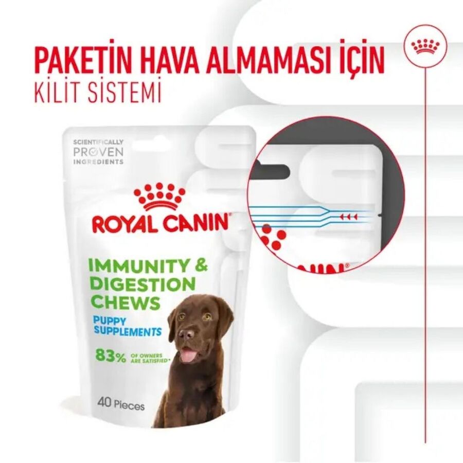 Royal Canin Bağışıklığı ve Sindirim Sistemini Destekleyen Tamamlayıcı Yavru Köpek Ödül Maması 100gr