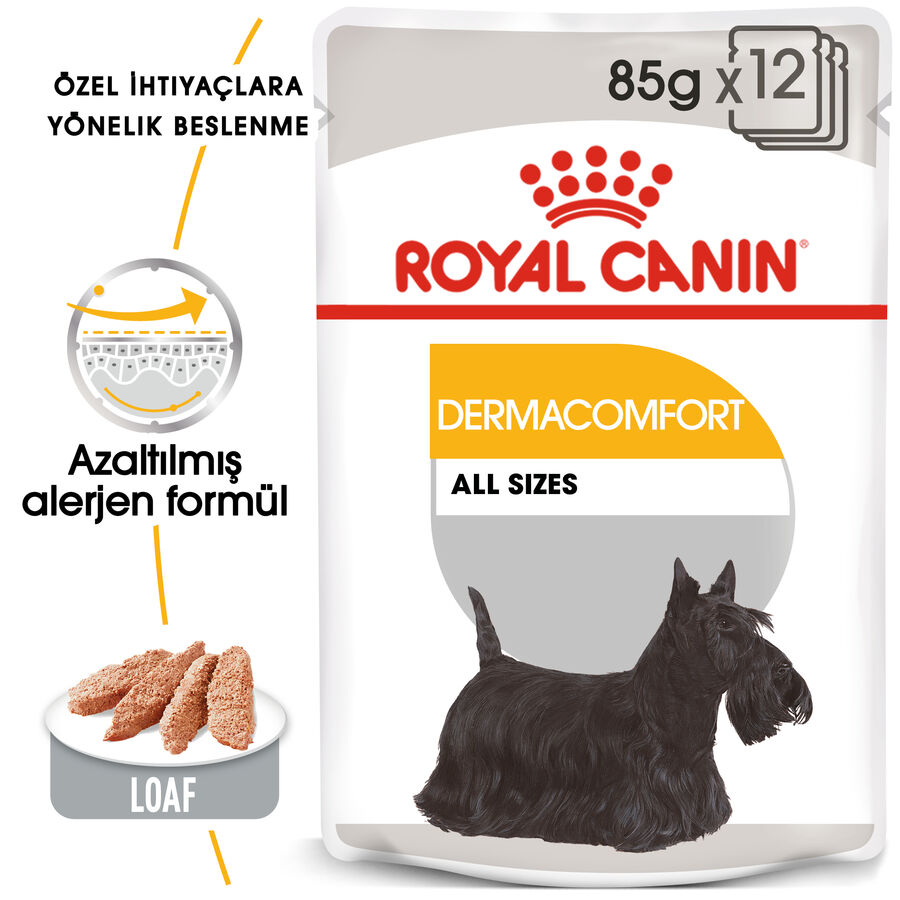 Royal Canin Dermacomfort Hassas Derili Köpek Konservesi 85gr
