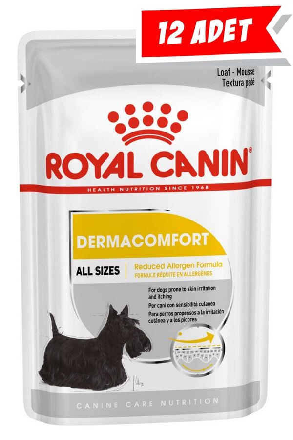 Royal Canin Dermacomfort Hassas Derili Köpek Konservesi 12x85gr 12li