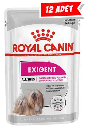 ROYAL CANIN - Royal Canin Exigent Seçici Köpek Konservesi 12x85gr (12li) ROYAL CANIN - Royal Canin Exigent Seçici Köpek Konservesi 12x85gr (12li)