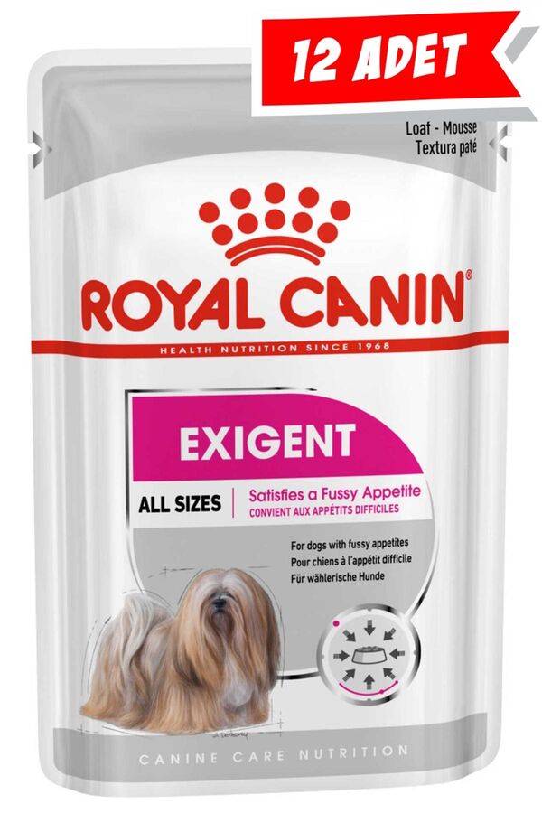 Royal Canin Exigent Seçici Köpek Konservesi 12x85gr (12li) Royal Canin Exigent Seçici Köpek Konservesi 12x85gr (12li)