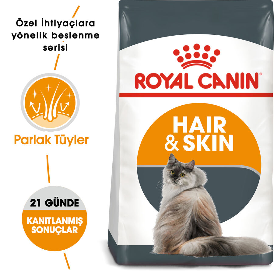 Royal Canin Hair & Skin Deri Ve Tüy Sağlığı İçin Yetişkin Kedi Maması 10kg - 2