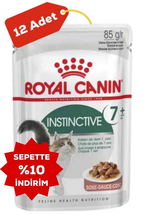 Royal Canin Instinctive +7 Yaşlı Kedi Konservesi 12x85gr 12li