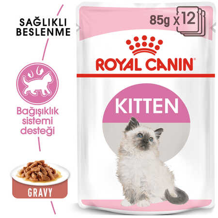 Royal Canin Kitten Gravy Yavru Kedi Konservesi 12x85gr 12li - Thumbnail (1)