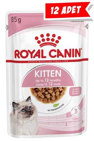 ROYAL CANIN - Royal Canin Kitten Gravy Yavru Kedi Konservesi 12x85gr 12li ROYAL CANIN - Royal Canin Kitten Gravy Yavru Kedi Konservesi 12x85gr 12li