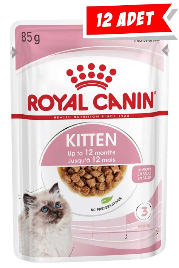 Royal Canin Kitten Gravy Yavru Kedi Konservesi 12x85gr 12li