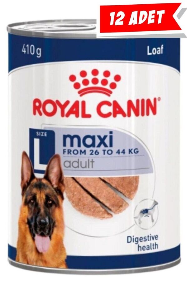 Royal Canin Loaf Mousse Büyük Irk Ezme Yetişkin Köpek Konservesi 12x410gr (12li)