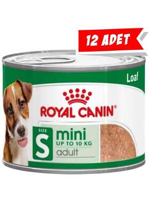 ROYAL CANIN - Royal Canin Loaf Mousse Küçük Irk Ezme Yetişkin Köpek Konservesi 12x195gr (12li) ROYAL CANIN - Royal Canin Loaf Mousse Küçük Irk Ezme Yetişkin Köpek Konservesi 12x195gr (12li)