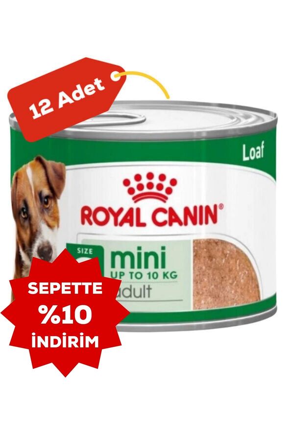 Royal Canin Loaf Mousse Küçük Irk Ezme Yetişkin Köpek Konservesi 12x195gr (12li)