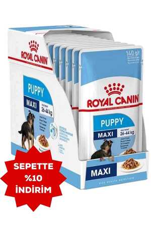 ROYAL CANIN - Royal Canin Büyük Irk Yavru Köpek Konservesi 10x140gr