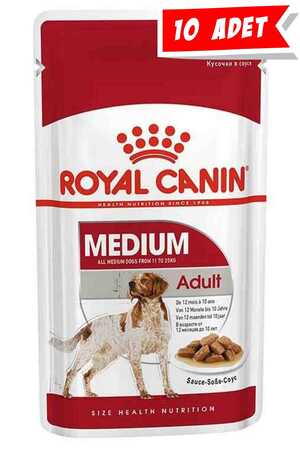 ROYAL CANIN - Royal Canin Orta Irk Yetişkin Köpek Konservesi 10x140gr ROYAL CANIN - Royal Canin Orta Irk Yetişkin Köpek Konservesi 10x140gr