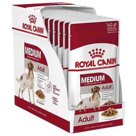 Royal Canin Orta Irk Yetişkin Köpek Konservesi 10x140gr - Thumbnail