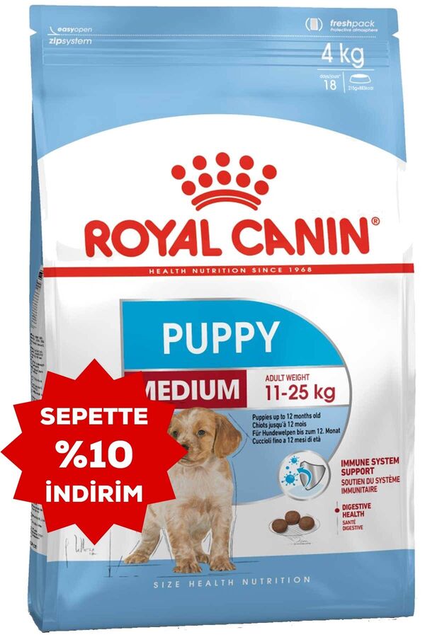 Royal Canin Medium Puppy Orta Irk Yavru Köpek Maması 4kg