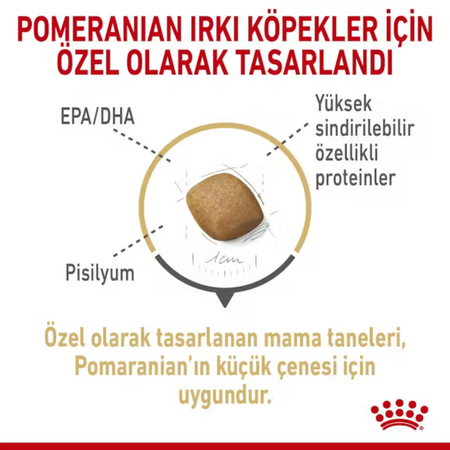 Royal Canin Pomeranian Özel Irk Yetişkin Köpek Maması 3kg - Thumbnail (3)