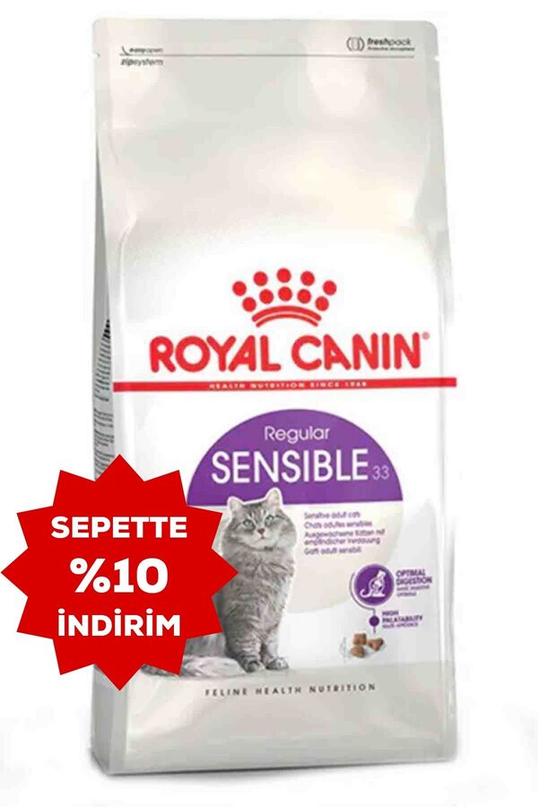 Royal Canin Sensible 33 Hassas Sindirim Sistemi olan Kediler İçin Yetişkin Kedi Maması 15kg
