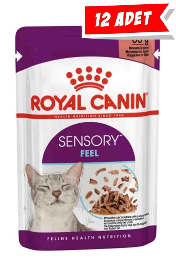 Royal Canin Sensory Feel Yetişkin Kedi Konservesi 12x 85gr 12li