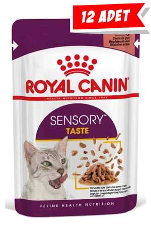 ROYAL CANIN - Royal Canin Sensory Taste Gravy Yetişkin Kedi Konservesi 12x85gr 12li
