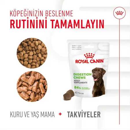 Royal Canin Sindirim Sistemini Destekleyen Tamamlayıcı Yetişkin Köpek Ödül Maması 160gr - Thumbnail (2)