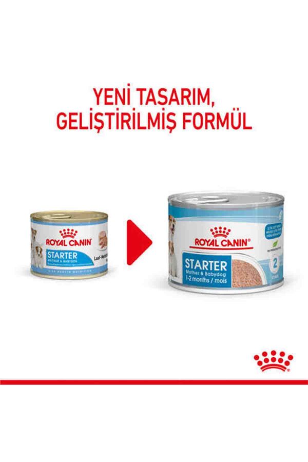 Royal Canin Starter Mousse Mother Babydog 12x195gr 12li Royal Canin Starter Mousse Mother Babydog 12x195gr 12li