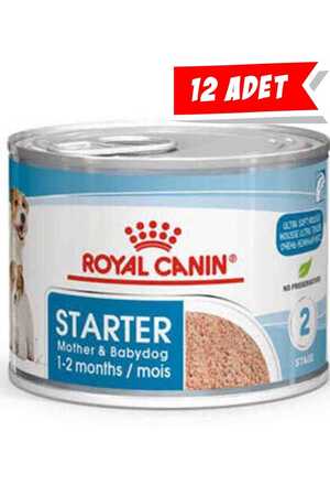 Royal Canin Starter Mousse Mother Babydog 12x195gr 12li - Thumbnail