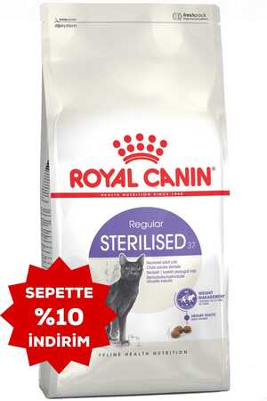 ROYAL CANIN - Royal Canin Sterilised 37 Kısırlaştırılmış Yetişkin Kedi Maması 10Kg
