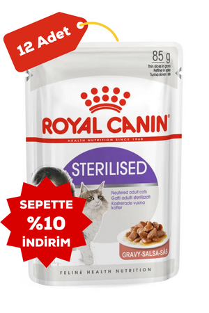 Royal Canin Gravy Kısırlaştırılmış Yetişkin Kedi Konservesi 12x85gr (12li) - Thumbnail
