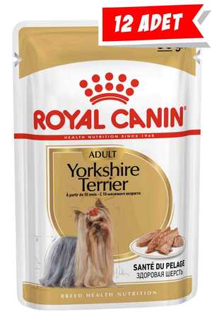 Royal Canin Yorkshire Terrier Yetişkin Köpek Konservesi 12x85gr (12'li) - Thumbnail