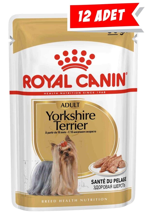 Royal Canin Yorkshire Terrier Yetişkin Köpek Konservesi 12x85gr (12'li)