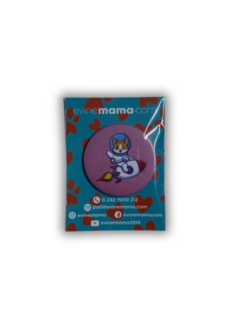 EvineMama - Evinemama Rozeti Kedi