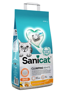 SANICAT - SaniCat Duo Vanilya ve Mandalina Kokulu Kedi Kumu 10lt