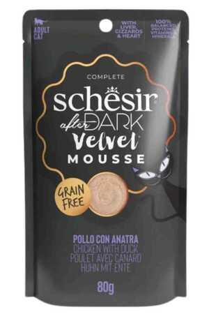 SCHESIR - Schesir After Dark Pouch Tavuk ve Ördekli Tahılsız Yetişkin Kedi Konservesi 80gr