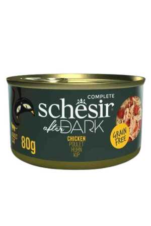 SCHESIR - Schesir After Dark Tavuk Etli Yetişkin Kedi Konservesi 80gr