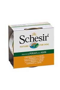 SCHESIR - Schesir Aleovera Ve Tavuklu Jöleli Köpek Konservesi 150gr