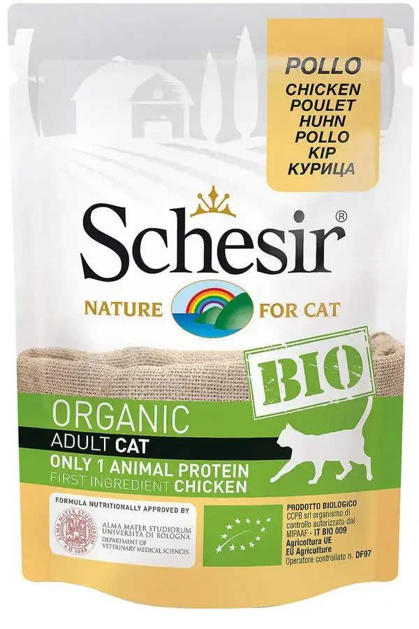 SCHESIR - Schesir Bio Range Tavuklu Yetişkin Kedi Konservesi 85gr