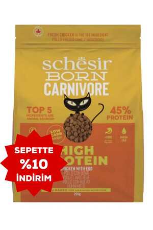 SCHESIR - Schesir Born Carnivore Tavuk ve Yumurtalı Yetişkin Kedi Maması 1,25kg