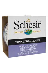 SCHESIR - Schesir Cat Jelly Ton Balıklı ve Orfoz Balıklı Yetişkin Kedi Konservesi 85 gr