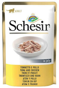 SCHESIR - Schesir Jelly Ton Balıklı ve Tavuklu Pouch Kedi Konservesi 85gr