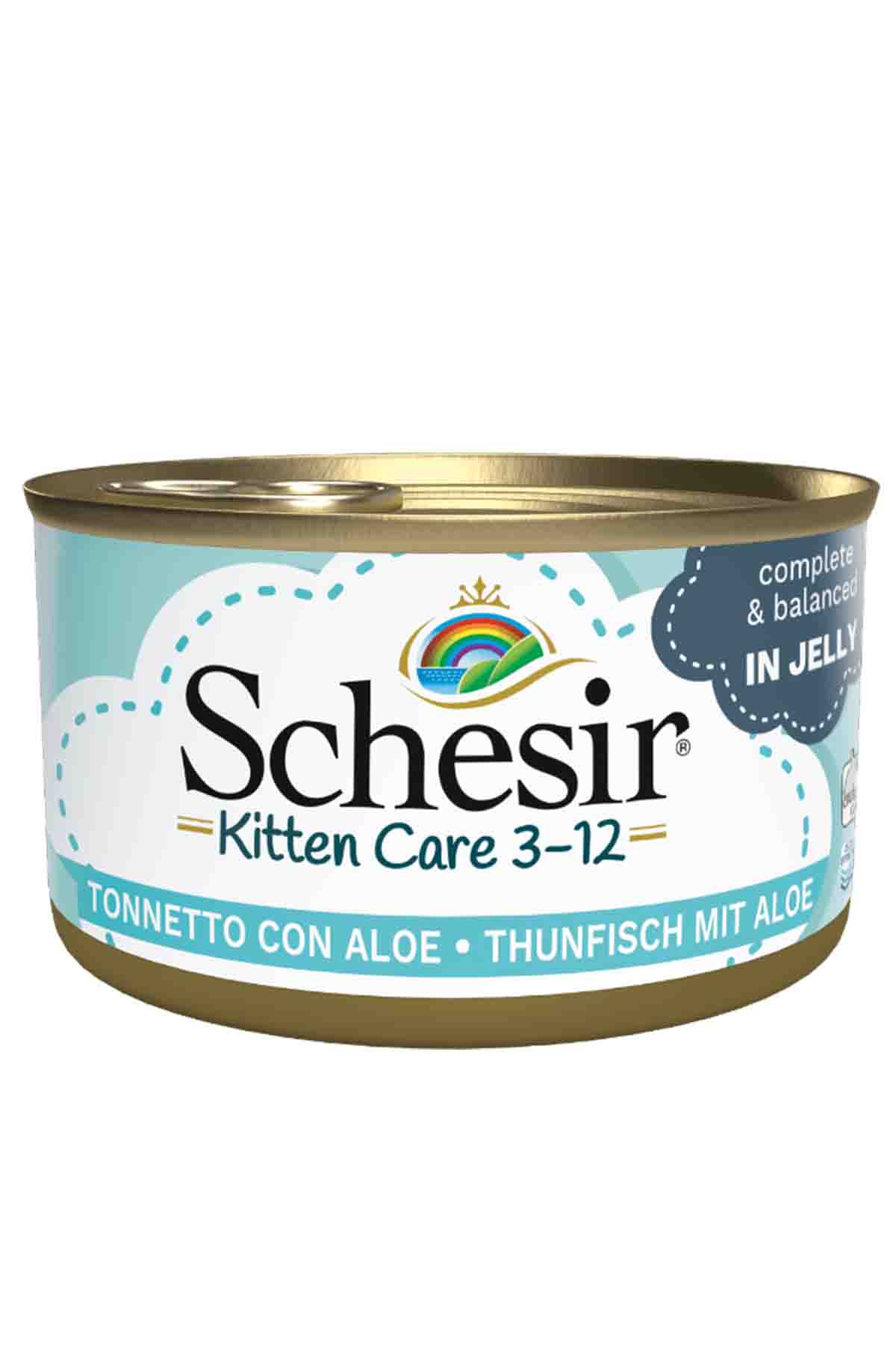 Schesir Kitten Ton Balıklı ve Aloeveralı Yavru Kedi Konservesi 85gr