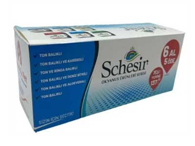SCHESIR - Schesir Okyanus Ürünleri Serisi Yetişkin Kedi Konservesi 85gr 6 al 5 öde!