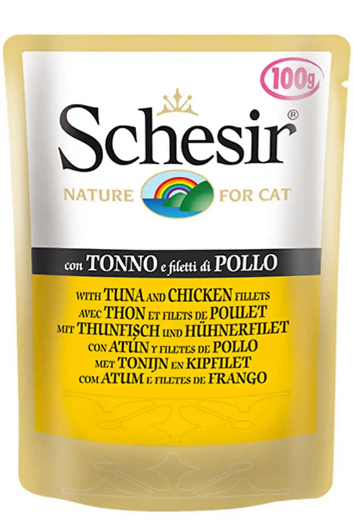 SCHESIR - Schesir Tavuk ve Ton Balıklı Kedi Konservesi 100gr