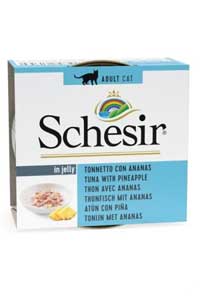 SCHESIR - Schesir Ton Balığı ve Ananaslı Yetişkin Kedi Konservesi 75gr
