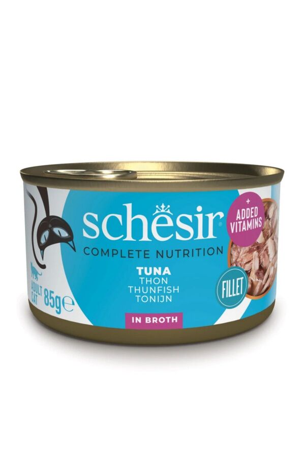 Schesir Ton Balıklı Naturel Kedi Konservesi 85gr - 1