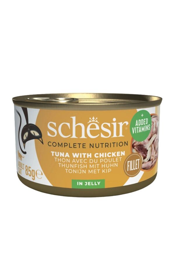 Schesir Ton Balığı ve Tavuklu Jöleli Kedi Konservesi 85gr - 1
