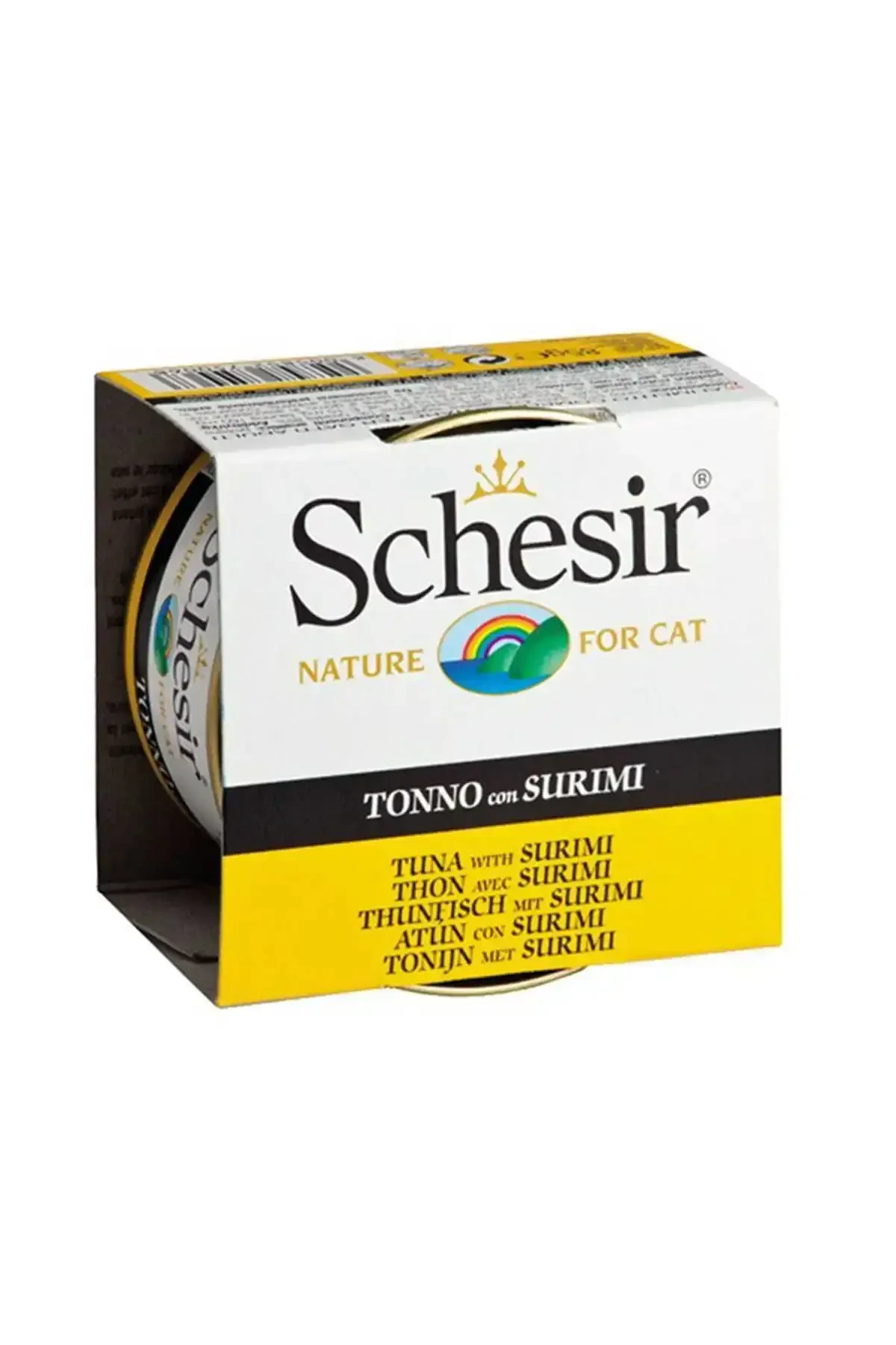 SCHESIR - Schesir Ton Balığı ve Yengeç Etli Jöleli Kedi Konservesi 85gr