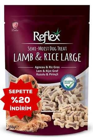 Reflex Kuzu Etli Pirinçli Köpek Ödül Maması 150gr - Thumbnail