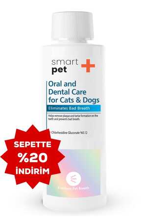 SMARTPET + - SmartPet + Oral and Dental Care Kedi ve Köpekler için Ağız ve Diş Bakım Ürünü 250ml