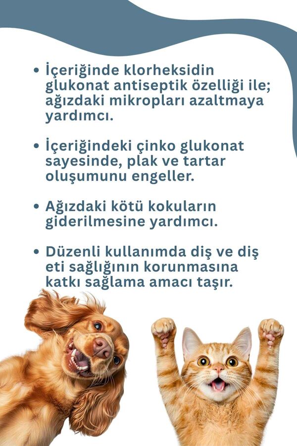 SmartPet + Oral and Dental Care Kedi ve Köpekler için Ağız ve Diş Bakım Ürünü 50ml
