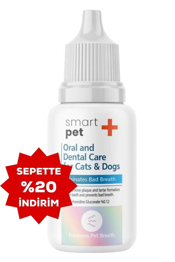 SmartPet + Oral and Dental Care Kedi ve Köpekler için Ağız ve Diş Bakım Ürünü 50ml